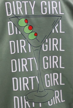 BuddyLove Clothing Label Pajamas | Outerwear*Merry Crewneck Sweatshirt - Dirty Girl