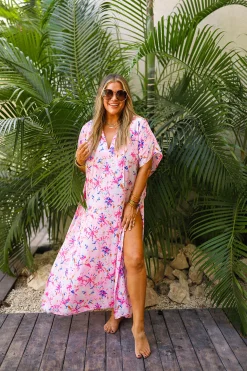 BuddyLove Clothing Label Vacation Dresses | Bump Friendly*Miller Caftan Maxi Dress - Free Spirit