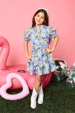 BuddyLove Clothing Label Tween | Tween + Girls*Mini Clementine Girls Dress - Painted Lady