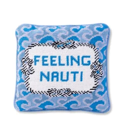 Furbish Studio Home & Gift*Nauti Needlepoint Pillow