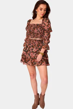 BuddyLove Clothing Label Sets | Brunch Dresses*Nelly Smocked Two-Piece Set - Lost Lovers