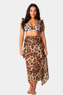 BuddyLove Clothing Label Bottoms | Swim*Neptune Cover Up Sarong Skirt - Prowl