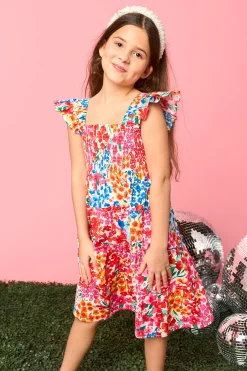 BuddyLove Clothing Label Tween | Tween + Girls*Nori Girl's Dress - Berry Blue