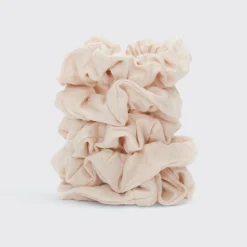 KITSCH Beauty*Organic Cotton Knit Scrunchies 5pc - Cream