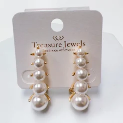 Treasure Jewels, Inc. Jewelry | Bride To Be Dresses*Pearl Crawler Earrings