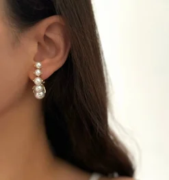 Treasure Jewels, Inc. Jewelry | Bride To Be Dresses*Pearl Crawler Earrings