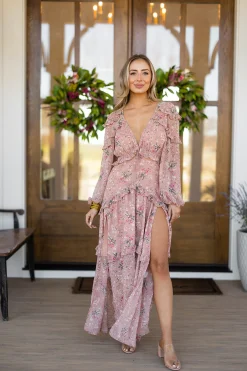BuddyLove Clothing Label Long Sleeve Dresses | Maxi Dresses*Pia Long Sleeve Maxi Dress -