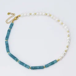 Treasure Jewels, Inc. Jewelry*Pretty In Blue Gemstone Necklace