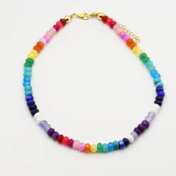 Treasure Jewels, Inc. Jewelry*Rainbow Gemstone Necklace