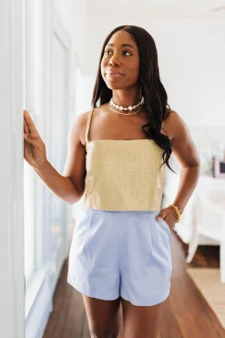 BuddyLove Clothing Label Sets | Bottoms*Renzo High-Waisted Shorts -