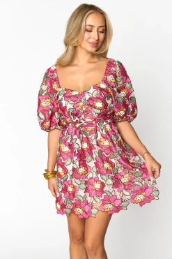 BuddyLove Clothing Label Short Sleeve Dresses | Wedding Guest*Reyna Puff Sleeve Mini Dress - Too Glam