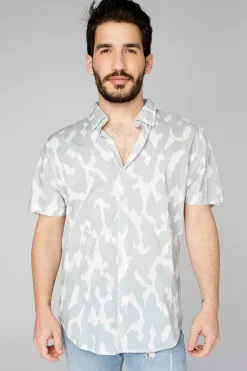 BuddyLove Clothing Label Tops*Robert Button Down Dress Shirt - Slate