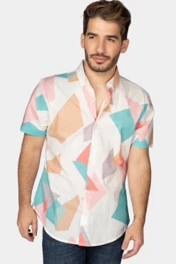 BuddyLove Clothing Label Tops*Robert Button Down Dress Shirt - Origami