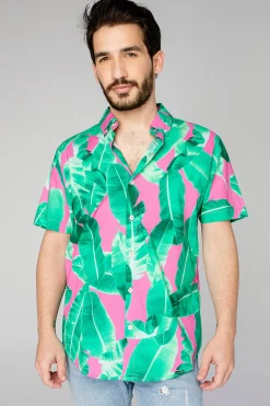 BuddyLove Clothing Label Tops*Robert Button Down Dress Shirt - Aruba