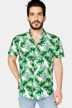 BuddyLove Clothing Label Tops*Robert Button Down Dress Shirt - Maui