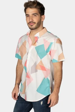 BuddyLove Clothing Label Tops*Robert Button Down Dress Shirt - Origami
