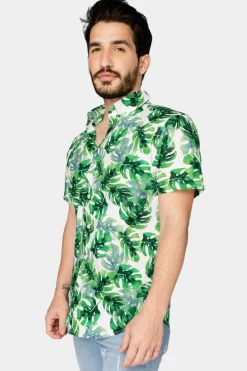 BuddyLove Clothing Label Tops*Robert Button Down Dress Shirt - Maui
