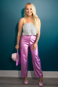 BuddyLove Clothing Label Bottoms | Party Dresses*Shelby Straight Leg Pants - Magenta