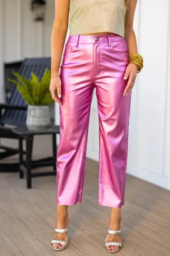 BuddyLove Clothing Label Bottoms | Party Dresses*Shelby Straight Leg Pants - Magenta