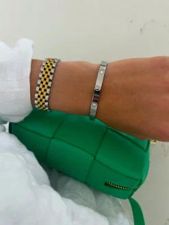 Chansuttpearls Jewelry*SILVER HEART BANGLE