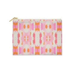 CB Studio Home & Gift*Single Initial - Small Flat Zip Pouch Mitzy Pink - New!