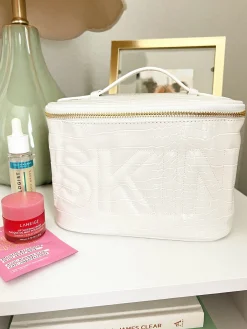 KenzKustomz Handbags*Skin - White Crocodile Open Top