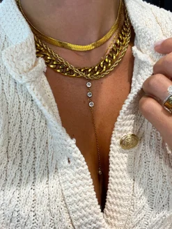 Chansuttpearls Jewelry*SNAKESKIN NECKLACE
