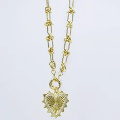 Treasure Jewels, Inc. Jewelry*Spike Heart Necklace