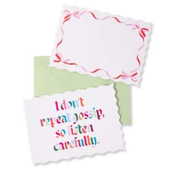 Furbish Studio Home & Gift*Stationery S/12 - Gossip