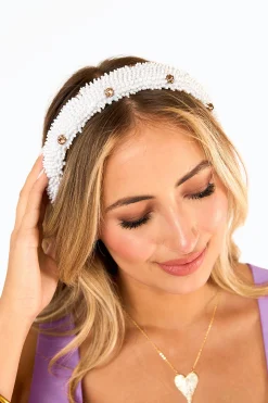 Lobe Love Hair Accessories*Stay Magical Headband - White