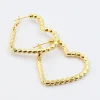 Treasure Jewels, Inc. Jewelry | Bride To Be Dresses*Sweetheart Hoop Gold Rhinestone Earrings