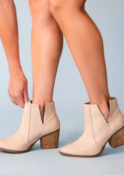 Naughty Monkey Shoes*Tarim Bootie in Blush