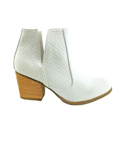 Naughty Monkey Shoes*Tarim Booties in White