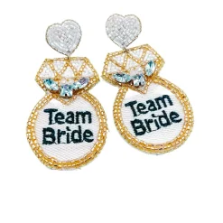 Treasure Jewels, Inc. Jewelry | Bride To Be Dresses*Team Bride Earrings