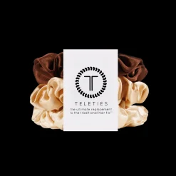 Teleties Hair Accessories*Large Silk Scrunchie - For the Love of Nudes