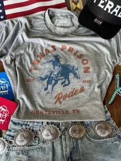 Wild Junkie Tops*Texas Prison Rodeo Huntsville Graphic Tee