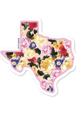 BuddyLove Clothing Label Home & Gift*Texas Rose Sticker
