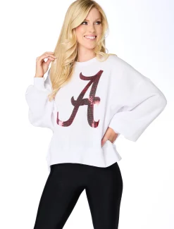 Stewart Simmons Outerwear*The Alabama Sequin Balloon Pullover