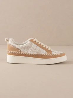 Oasis Society Shoes*The Janie | Tweed Wrapped Low Tops