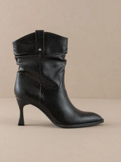 Oasis Society Shoes*The Jolene | Kitten Heeled Western Boot