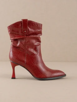 Oasis Society Shoes*The Jolene | Kitten Heeled Western Boot
