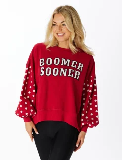 Stewart Simmons Outerwear*The Oklahoma Varsity Balloon Pullover