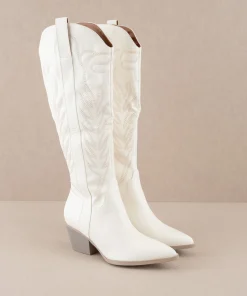 Oasis Society Shoes*The Samara | Embroidered Tall Boot