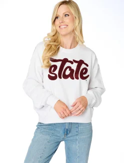 Stewart Simmons Pajamas | Tops*The State Varsity Sweatshirt