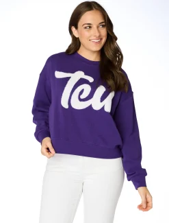 Stewart Simmons Pajamas | Tops*The TCU Varsity Sweatshirt
