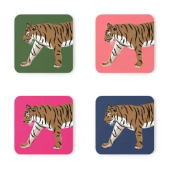 CB Studio Home & Gift*Tiger Coaster Set