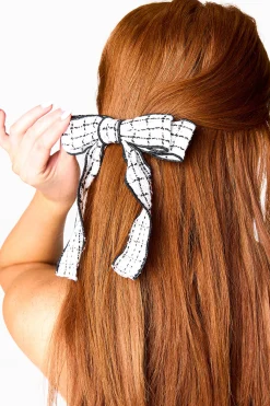Gemelli Hair Accessories*Tracey Bow - White