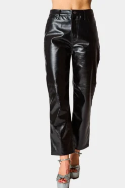 BuddyLove Clothing Label Bottoms | Party Dresses*Travolta High-Rise Metallic Pants - Onyx