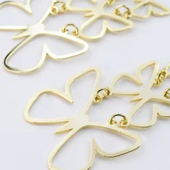 Treasure Jewels, Inc. Jewelry*Triple Butterfly Gold Earrings
