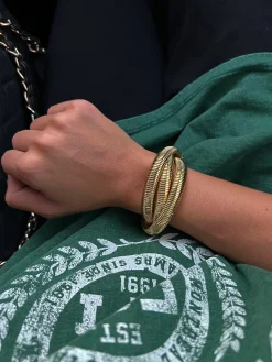 Chansuttpearls Jewelry*TRIPLE GOLD EMMA BRACELET